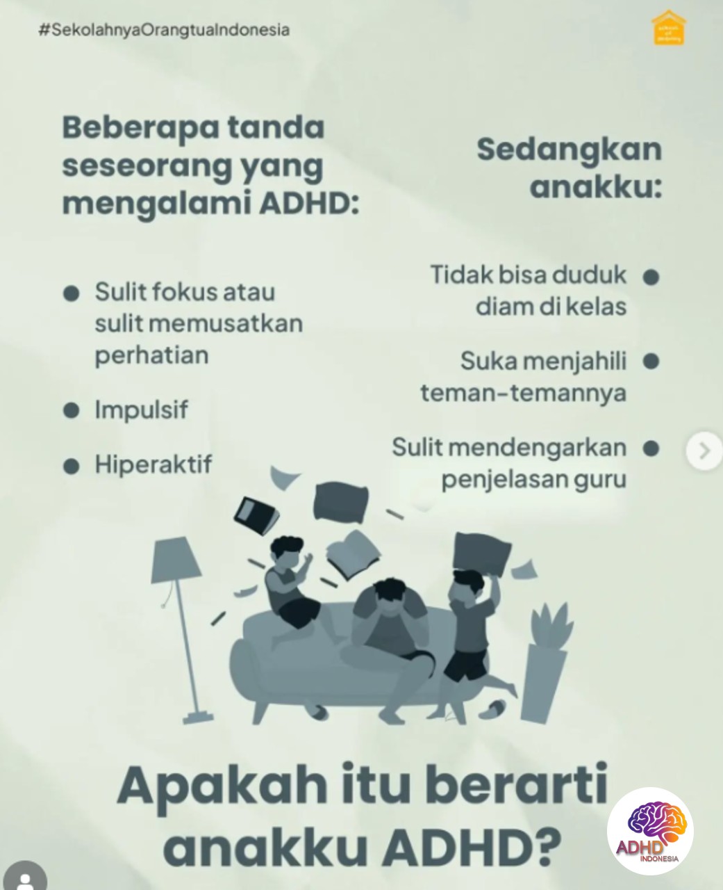 Ciri dan Gejala ADHD pada Anak Usia Dini di Provinsi Kalimantan Selatan