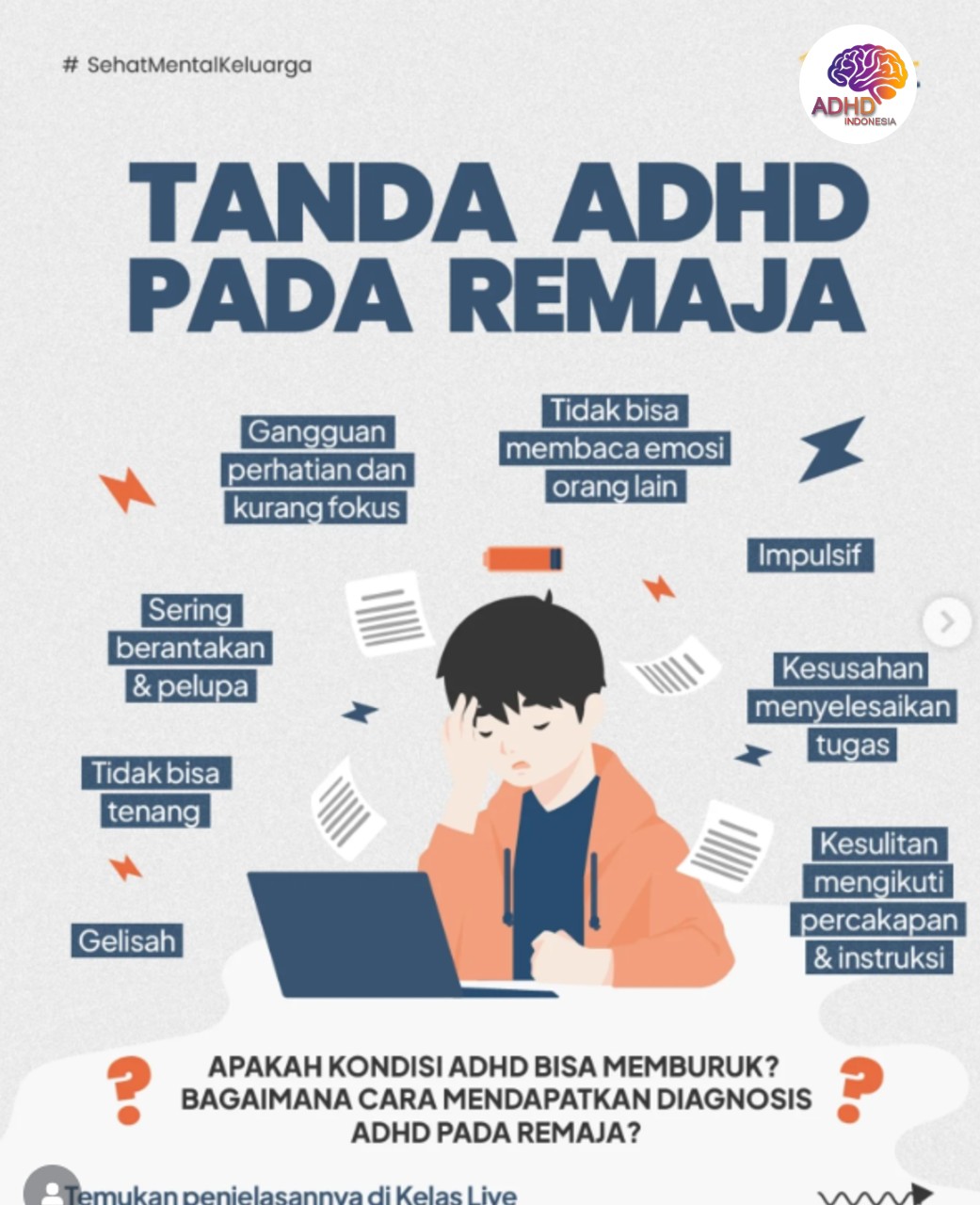 Screening ADHD Non-Diagnostik: Edukasi Awal bagi Orang Tua di Provinsi Kalimantan Selatan